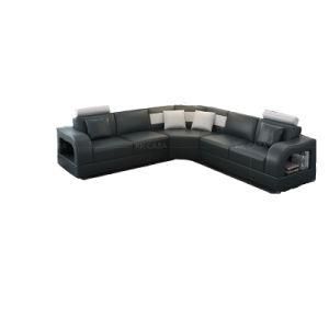 Home Furniture General Use Unique TV Stands Original Design Sitting Room Genuine Leather Sofa