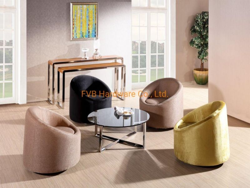 Purple European Sofa Furniture with Double Seats Velvet Cushion