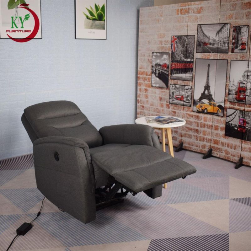 Jky Furniture Color Optional Leather Power Recliner Chair with Massage Functions for Living Room