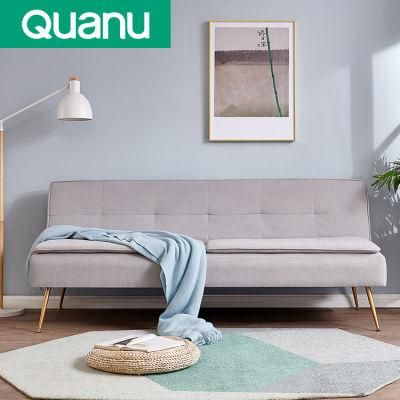 Dx101023 Fabric Adjustable Two Seater Luxury Sofa Bed Folding Living Room