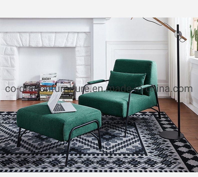 New Design Metal Frame Fabric Leisure Chair for Livingroom Furniture
