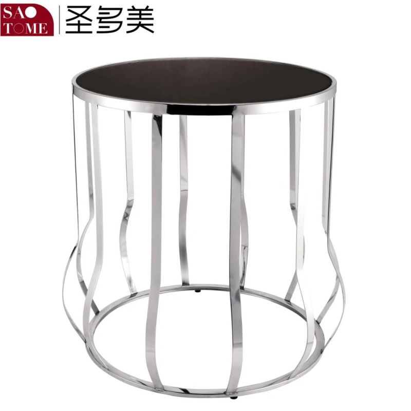 Modern Small Living Room Furniture Glass Round Table