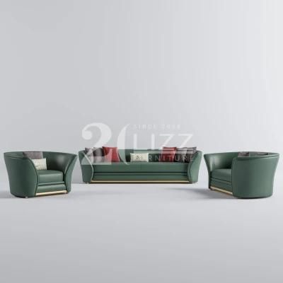 Factory Direct Sale European Design High Quality Home Furniture Decoration Living Room Leather Sofa
