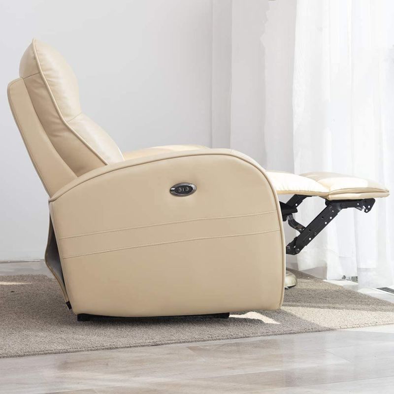 Jky Furniture High Adjustable Leather Power Recliner Chair with Big Loading Quantity