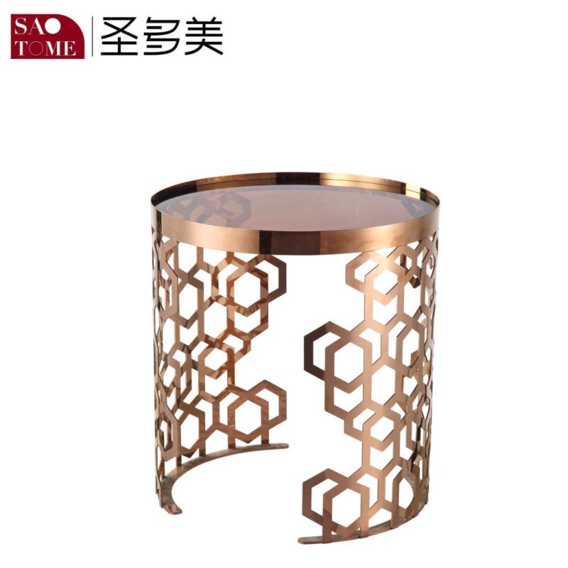 Modern Hotel Living Room Furniture Glass Small End Table