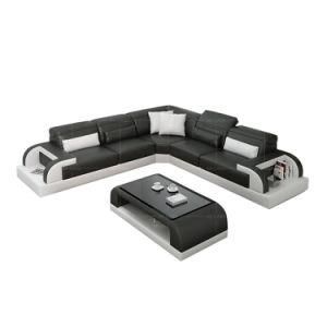 U Shape Modern Leather Sofa Set Design Home Furniture Sofa
