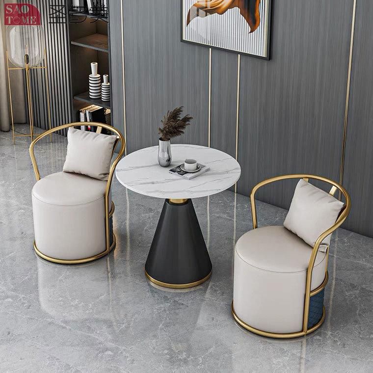 New Style Home Furniture Living Room Coffee Table Metal Side Table Bedroom Table Melamine Laminated Tea Table