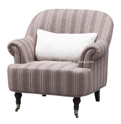 Modern Furniture Leisure Fabric Leather Cover Armchair Sofa Chair for Living Room