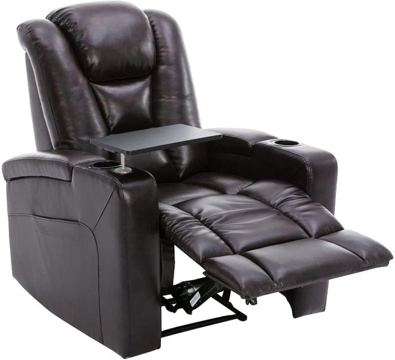 Jky Furniture Modern Design Leather Home Theater Power Recliner Sofa Set with Customerization Functions