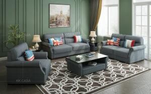 Genuine Leather Material and Living Room Sofa Specific Use Recliner Lounge Sofa Set Modern