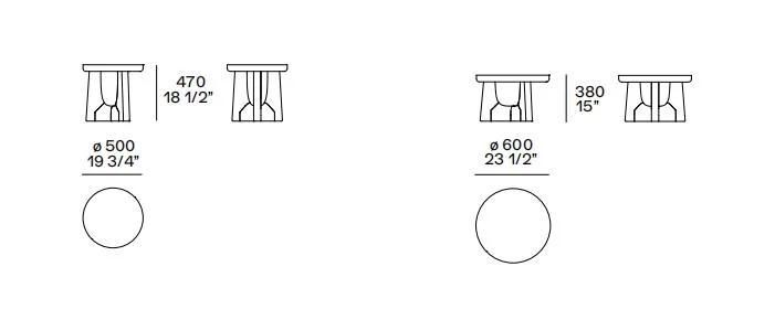 Nara, Solid Wood Coffee Tables, Home and Hotel Furniture Customization