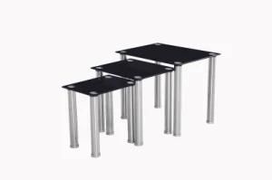 Nesting Table Glass Coffee Table Simple Design (CT096)