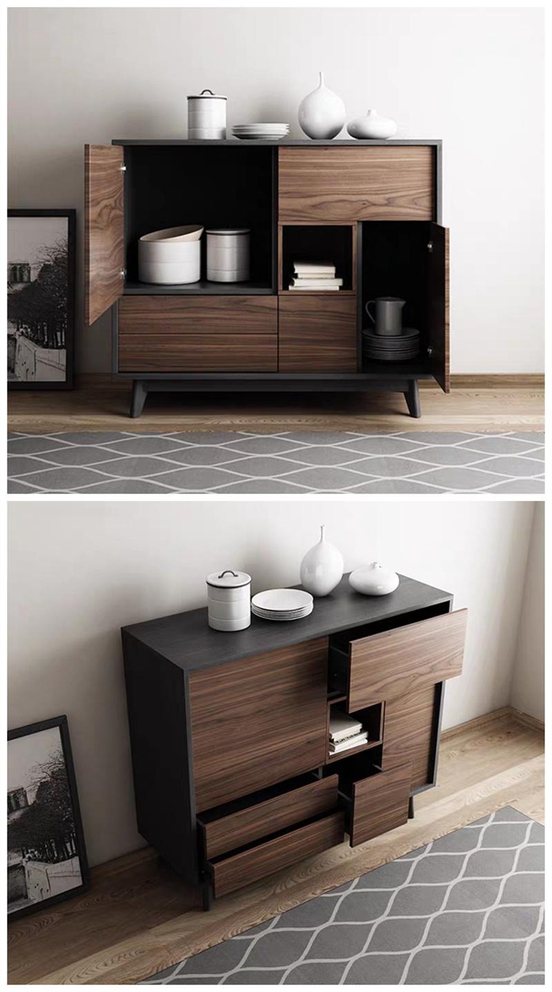 Wholesale Lower Price White Color Home Living Room Furniture Wooden MDF Display Closet Shoe Storage Rack Cabinet with Drawer