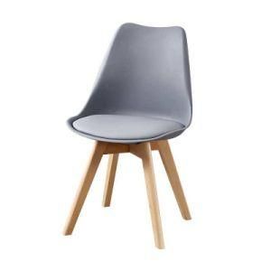 Luxury Dining Fabric Upholstered Chair with Leg