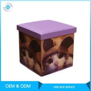 Footstool Animal Fur Modern Pouf Ottoman for Home Decor Design Furniture