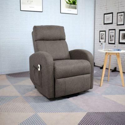Jky Furniture Fabric Power Electric Lift Chair with Heating and Massage