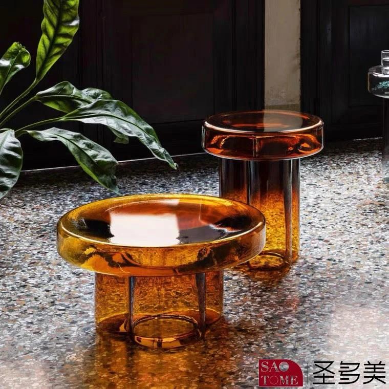 New Style Separate Shape Home Furniture Living Room Coffee Table Glass Side Table Bedroom Table Melamine Laminated Tea Table