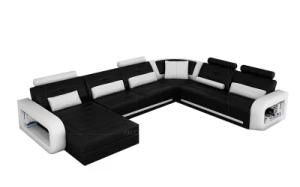 Modern Design Wholesale Price Living Room Furniture Corner Leather Sofa