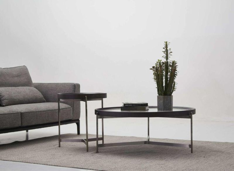 FC80b Coffee Table Natural Marble Top, Latest Design Coffee Table, Italian Design in Home and Hotel Furniture Customized
