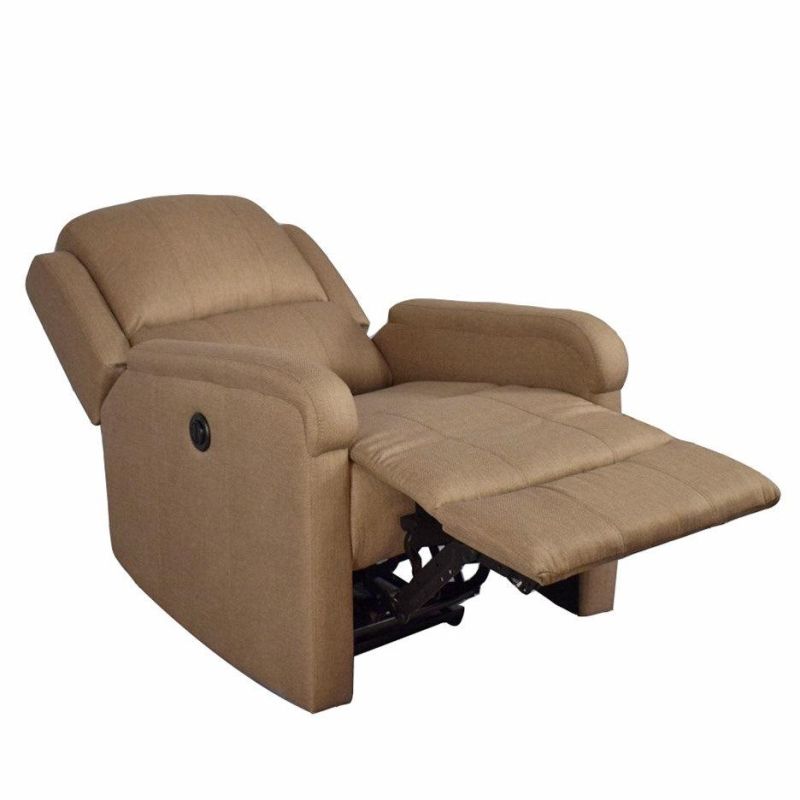 Jky Furniture Fabric Power Recliner Chair with Massage and Heating Functions for Living Room