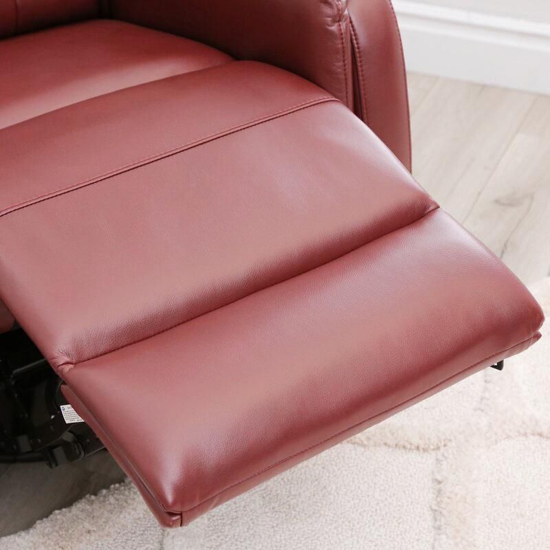 Jky Furniture Leather Rock and Swivel Power Recliner Chair with Massage Function