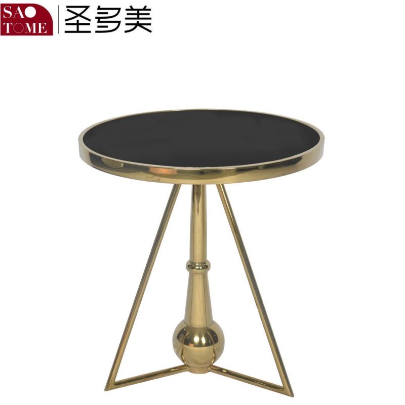 Household Round Metal Frame End Table