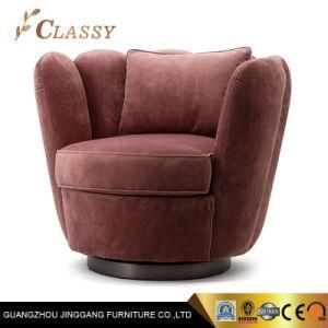 Metal Legs Velvet Living Room Chair for Home Furniture