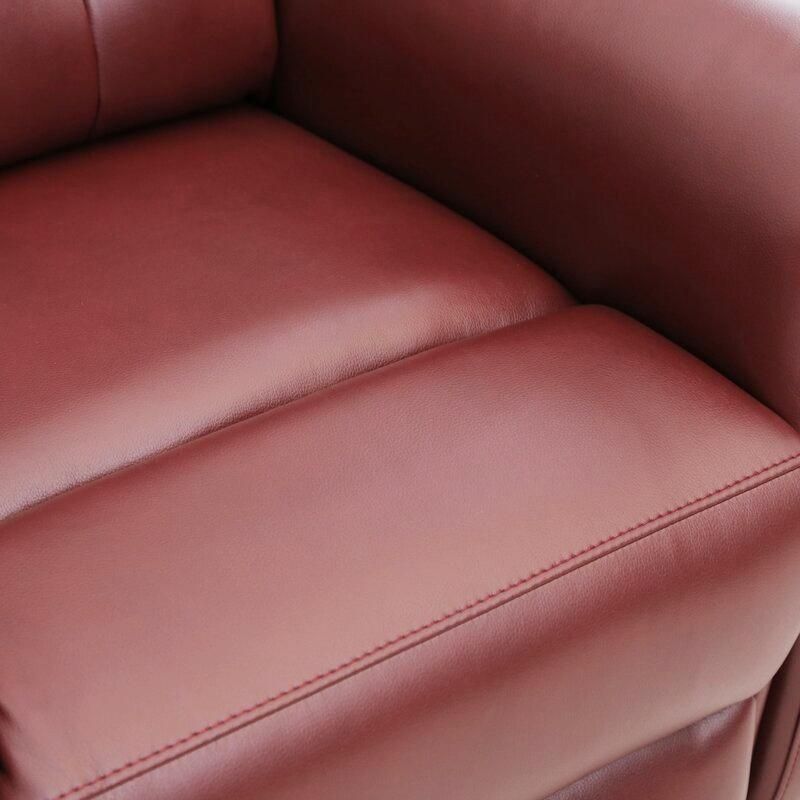 Jky Furniture Leather Rock and Swivel Power Recliner Chair with Massage Function