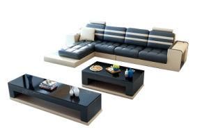 Living Room Sectionl Italian U Shaped Leather Sofa Corner Sofa Home Furniture