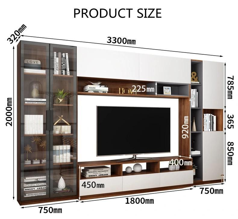 Wholesale Cheap Modern Design Living Room Wooden Drawer Storage Cabinets Wooden Furniture TV Stand
