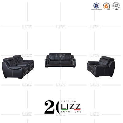 Modern Sectional 1+2+3 Home Geniue Leather Living Room Sofa Leisure Couch Set Furniture