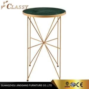 Modern Marble Side Table Stylish Metal End Table
