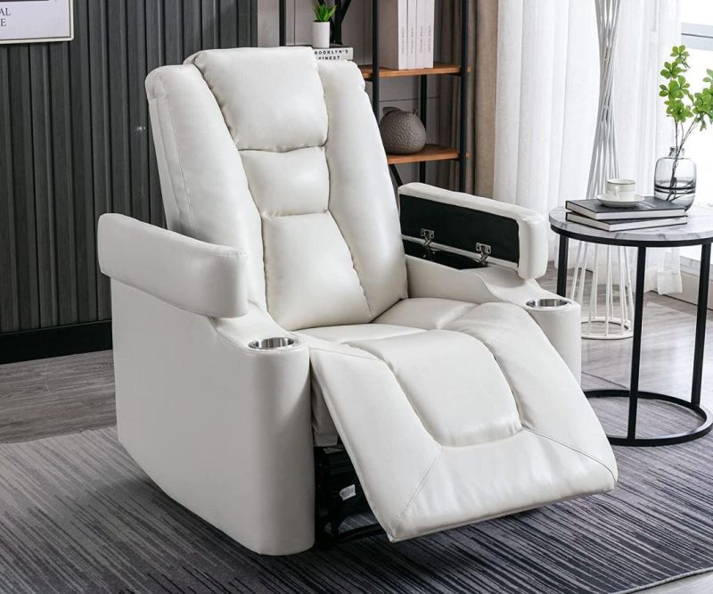 Jky Furniture Modern Multifunction Leather Home Theater Recliner Sofa Set for Homeusing