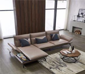 Italian Popular Style Leather Sofa with Different Appearance