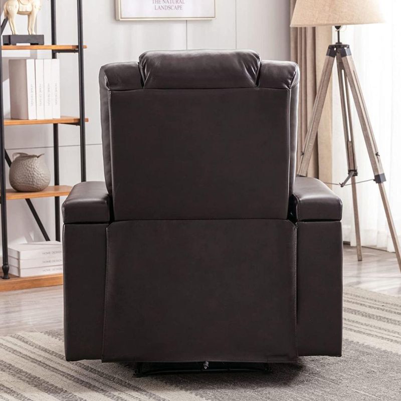 Jky Furniture Multifunction Leather Home Theater Recliner Sofa Set with Multifunction
