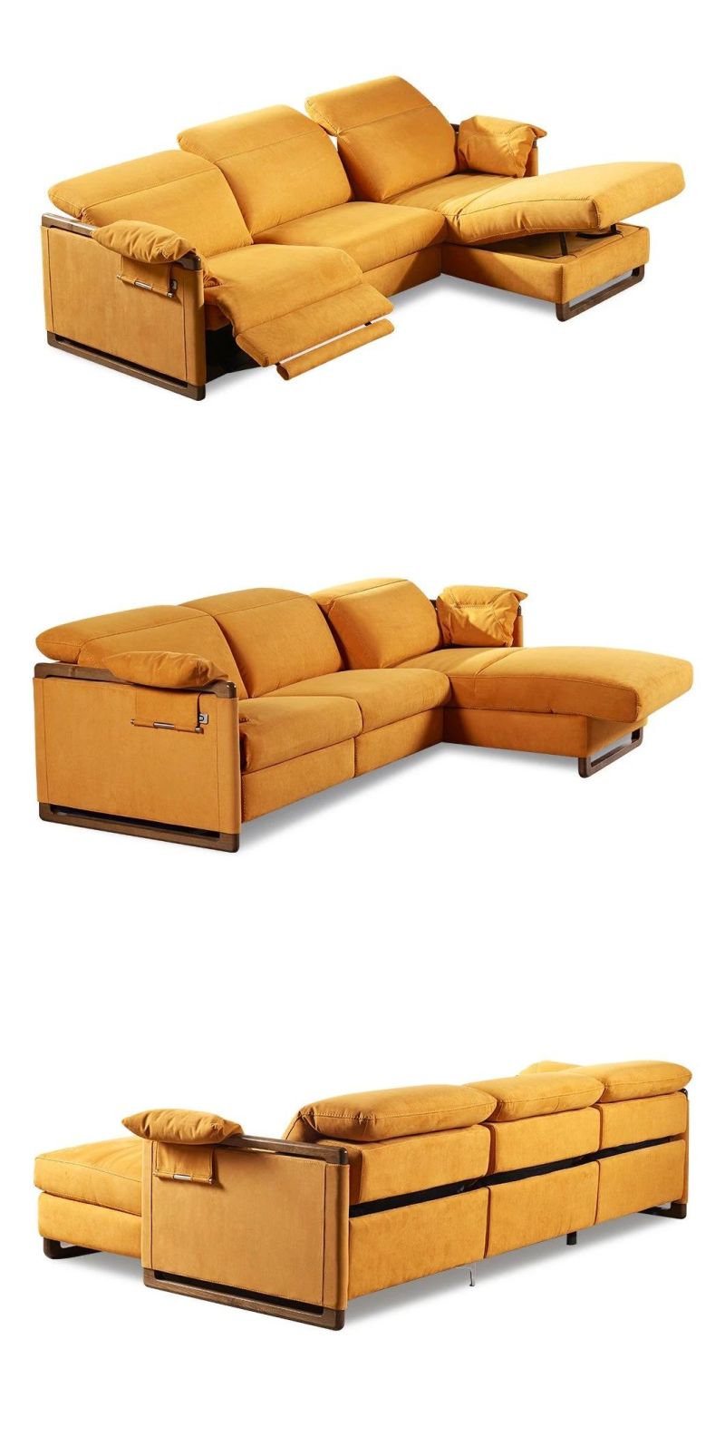 The Hottest Design Graceful Furniture Living Room Solid Wood Sofa