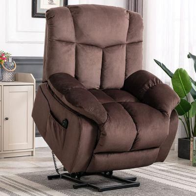 Jky Furniture Modern Design Over Filled Fabric Dual Motor Power Lift Chair
