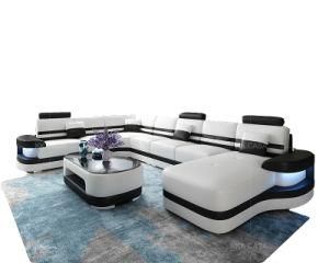 Wholesale Classic Leather Living Room Furniture Sofa Set
