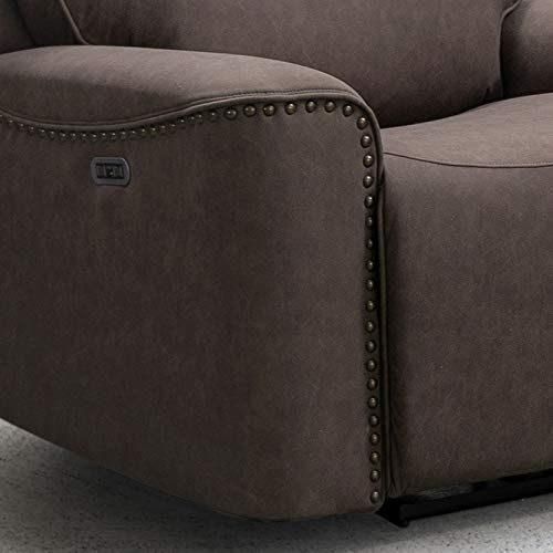 Jky Furniture Space Saver Adjustabe Fabric Power Recliner Sofa Set for Living Room