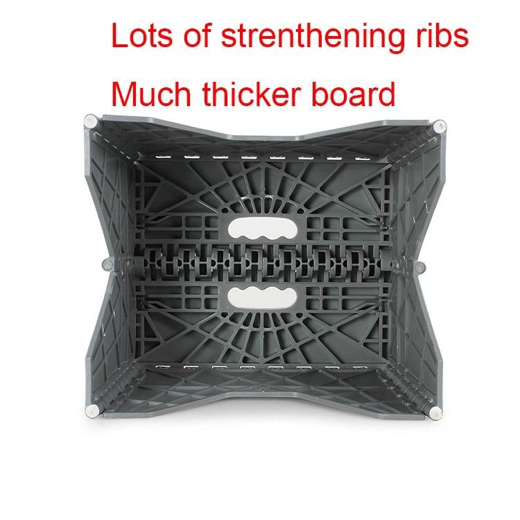 Sand Paper Non-Slip Durable Plastic Folding Stool for Car