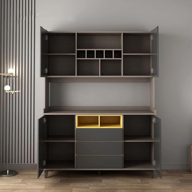Simple Modern Luxury Wooden Living Room Furniture Set Locker Storage Bedroom Bucket Filing Cabinets Self Bookcase Side Table
