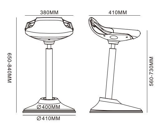 Ergonomic Adjustable Standing Desk Chair