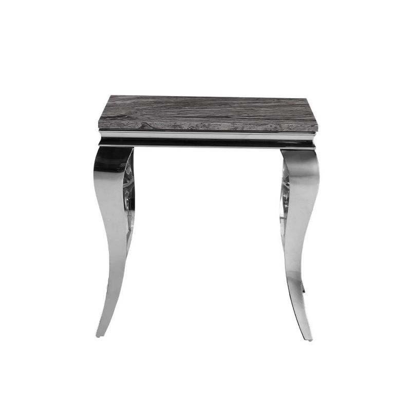 Chinese Wholesale Factory Price Competitive Price Side Table Indoor Stainless Steel Furniture Side Table