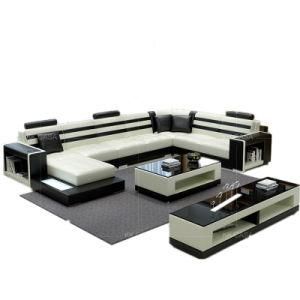 Factory Wholesale Fabric U Shaped Sectional Sofa, Modern European Style Washable Living Room Sofa Set