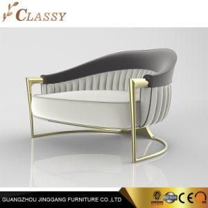 Luxury Stainless Steel Living Room Lounge Sofa Furniture in Modern Italy Style