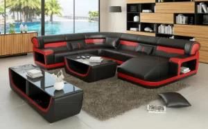 Synthetic Leather Material and Home Furniture General Use Leather Sofa