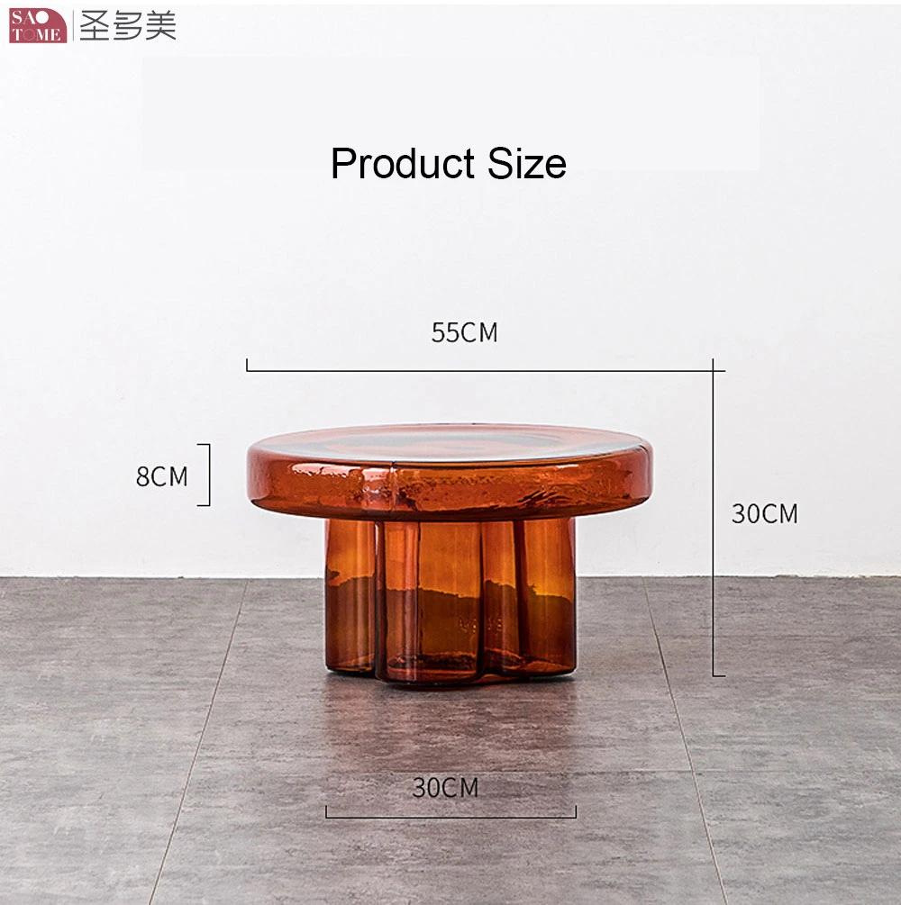 New Style Separate Shape Home Furniture Living Room Coffee Table Glass Side Table Bedroom Table Melamine Laminated Tea Table