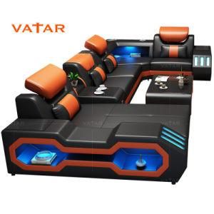 Vatar 2019 Modern New Living Room Sectional Leather Sofa Set, Lounge,