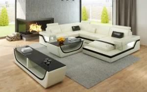 Eourope Style Leather 3 Seaters Sofa Set Designs for Living Room