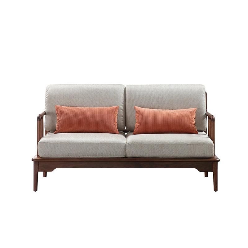 Living Room Project Wooden Furniture Chinese Modern Design Fabric Sofa